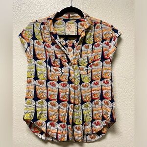 Rare/ limited edition anthropology marmalade button-down